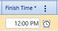 7.  Finish Time* Field