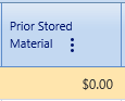 19.  Prior Stored Material Field