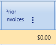 22. Prior Invoices Field