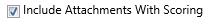 8. Include Attachments Checkbox