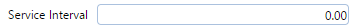 3. Service Interval Field