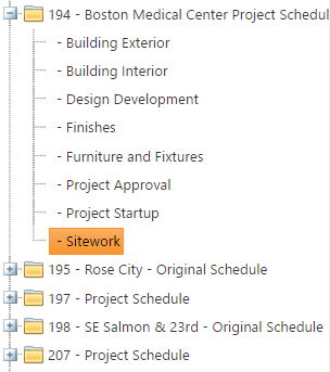 1. Schedule Tasks Tree