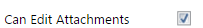 8. Can Edit Attachments Checkbox