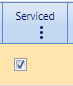 3. Serviced Checkbox