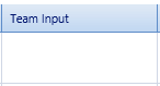12. Team Input Field