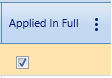 25.  Applied in Full Checkbox