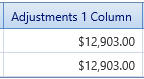 3. Adjustments 1 Column