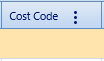 13. Cost Code Field
