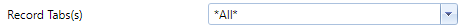 9. Record Tab(s) Field