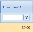 14. Adjustment 1 Field