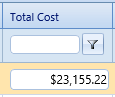 14. Total Cost Field