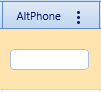 8. Alt Phone Field