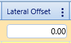 34.  Lateral Offset Field