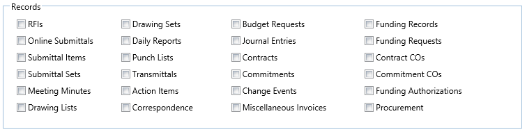 8. Copy Record Types Section