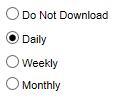 7. Download Radio Buttons