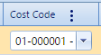 3. Cost Code Field