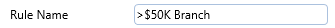 6. Rule Name Field