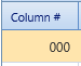 1. Column # Field