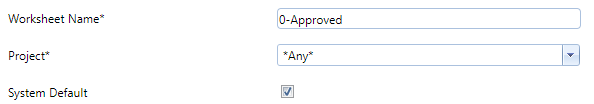 2. Define Worksheets Header Fields