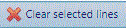 2. Clear Selected Lines Button