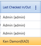 14. Last Checked Out/In by Field