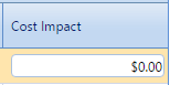 17. Cost Impact Field