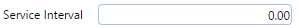 3. Service Interval Field