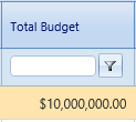 7. Total Budget Field