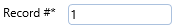 4. Record #* Field