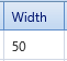 6. Width Field