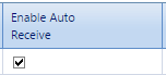 5. Enable Auto Receive Checkbox