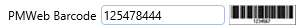 8. PMWeb Barcode Field