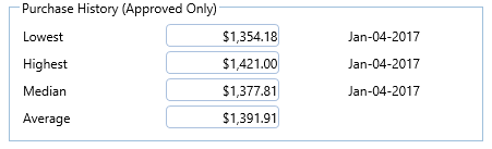 11. Purchase History Section