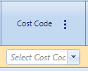 15. Cost Code Field
