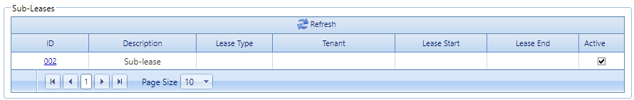 4. Sub-Leases Section