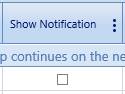 2. Show Notification Checkbox