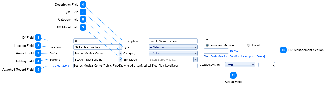 PMWeb Viewer Header Fields