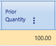 13. Prior Quantity Field