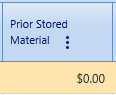 17. Prior Stored Materials Field