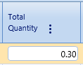 11.  Total Quantity Field