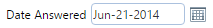 4. Date Answered Field