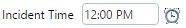 10. Incident Time Field