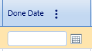 16.  Done Date Field
