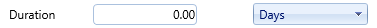 4. Duration and UOM Fields