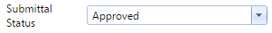 12. Submittal Status Field