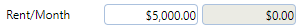 13. Rent/Month Fields