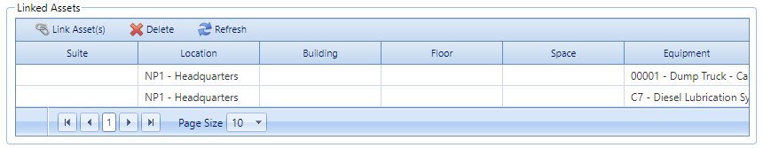 14. Linked Assets Section