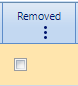 2. Removed Checkbox