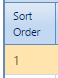 1. Sort Order Field