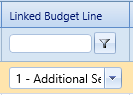 3. Linked Budget Line Field